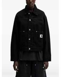 Carhartt - Belmar Logo-Patch Denim Jacket - Lyst