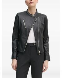 Joop! - Asymmetrisch Leren Jack - Lyst