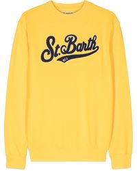 Mc2 Saint Barth - Ponza Sweatshirt mit Logo-Applikation - Lyst