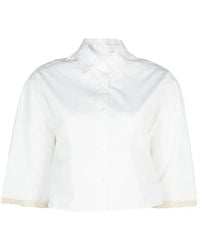 Maria McManus - Lace-Trim Shirt - Lyst