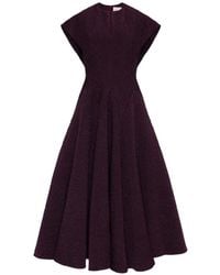 ROKSANDA - Rova Midi-Jurk Met Textuur - Lyst