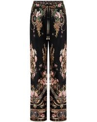 CAMILLA - Graphic-Print Trousers - Lyst