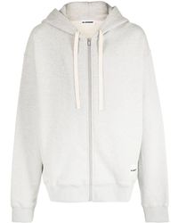 Jil Sander - Cardigan Mit Logo-Patch - Lyst