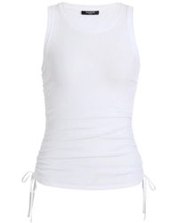 Balmain - Draped Tank Top - Lyst