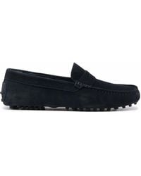 SCAROSSO - Michael Suede Loafers - Lyst