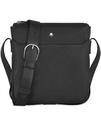 Montblanc - Borsa Messenger Con Logo - Lyst