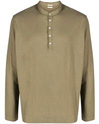 Massimo Alba - Klassisches Henley-Hemd - Lyst