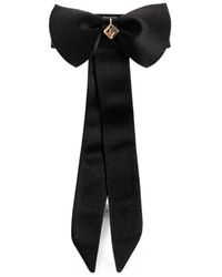 Ferragamo - Bow-Detail Logo-Charm Hair Clip - Lyst