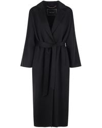 Kiton - Belted Cashmere Single-Breasted Coat - Lyst