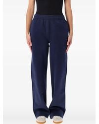 PANGAIA - Logo-Print Wide-Leg Track Pants - Lyst