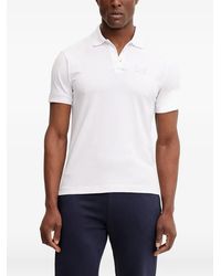 EA7 - Logo-Print Short-Sleeve Polo Shirt - Lyst