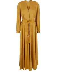 Forte Forte - Vestido de día con detalle de borlas y manga larga - Lyst