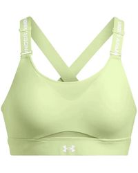 Under Armour - Infinity 2.0 Logo-Print Sports Bra - Lyst