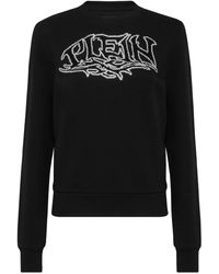 Philipp Plein - Sweatshirt Mit Logo-Verzierung - Lyst