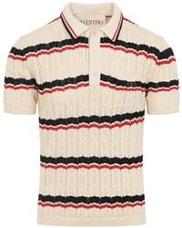 Valentino Garavani - Vlogo-Patch Polo Shirt - Lyst