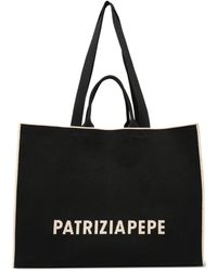 Patrizia Pepe - Logo-Knit Tote Bag - Lyst