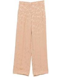 Stella McCartney - Jacquard Silk Blend Pataloons - Lyst