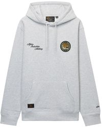 Alpha Industries - Embroidered-Logo Hoodie - Lyst