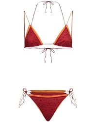 Oséree - Crystal-Embellished Bikini - Lyst