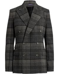Ralph Lauren - Kent チェック ダブルジャケット - Lyst