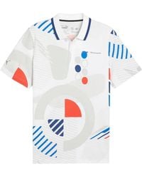 PUMA - Polo Motorsport AOP con estampado geométrico de x BMW M Motorsport - Lyst