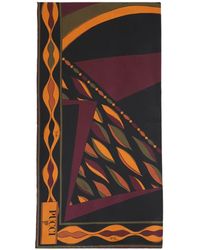 PUCCI - Foulard Con Stampa Geometrica - Lyst