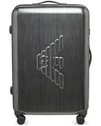 Emporio Armani - Logo-Embossed Suitcase - Lyst