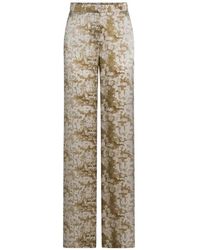Collini Milano - Eos Abstract-Print Wide-Leg Trousers - Lyst