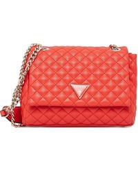 Guess - Quilted Shoulder Bag - Lyst