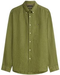 Tommy Hilfiger - Logo-Embroidered Shirt - Lyst