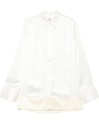 TOTEME - Soft Tuxedo Shirt - Lyst