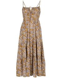 Ulla Johnson - Aydin Cami Floral Midi Dress - Lyst