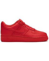 Nike - Air Force 1 '07 Lv8 "triple Red" Shoes - Lyst