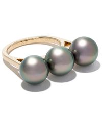 Tasaki - 18Kt Geelgouden Collection Line Balance Era Ring - Lyst