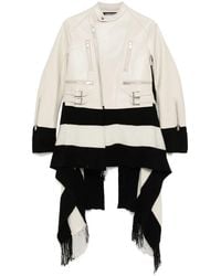 Undercover - Layered Biker Jacket - Lyst