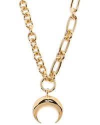 Marine Serre - Regenerated Moon-pendant Necklace - Lyst