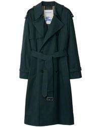 Burberry - Trenchcoat Met Dubbele Rij Knopen - Lyst