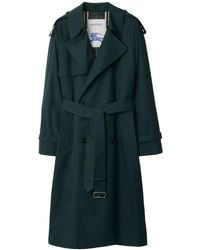 Burberry - Double-Breasted Trench Coat - Lyst