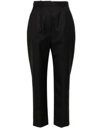 Alexander McQueen - Pinstripe-Pattern Trousers - Lyst