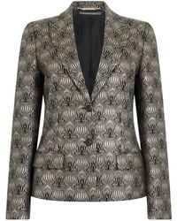 Alberta Ferretti - Blazer Con Botones - Lyst