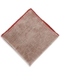 Brunello Cucinelli - Einstecktuch aus Seide mit Print - Lyst