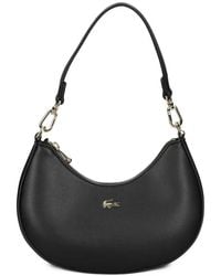 Lacoste - Borsa A Spalla Con Placca Logo - Lyst