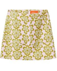 La DoubleJ - Rok Met Bloemenprint Van Katoenblend - Lyst