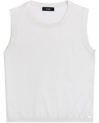 Fay - Mouwloze Top - Lyst