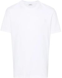 Sandro - T-Shirt En Coton À Logo Brodé - Lyst