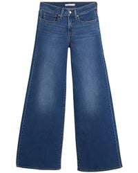 Levi's - 318 Shaping Wide-Leg Jeans - Lyst