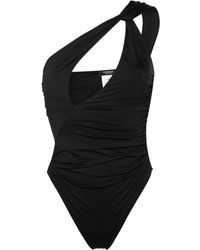 Pinko - Berge One-shoulder Swimsuit - Lyst