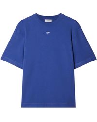 Off-White c/o Virgil Abloh - Logo-print Cotton T-shirt - Lyst