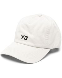 Y-3 - Baseballkappe mit Logo-Stickerei - Lyst