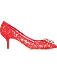 Dolce & Gabbana - With Heel Red - Lyst